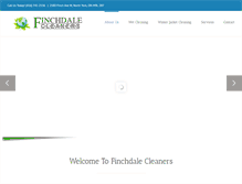 Tablet Screenshot of finchdalebridalcleaners.com